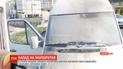 В Киеве люди в балаклавах забросали маршрутки коктейлями Молотова