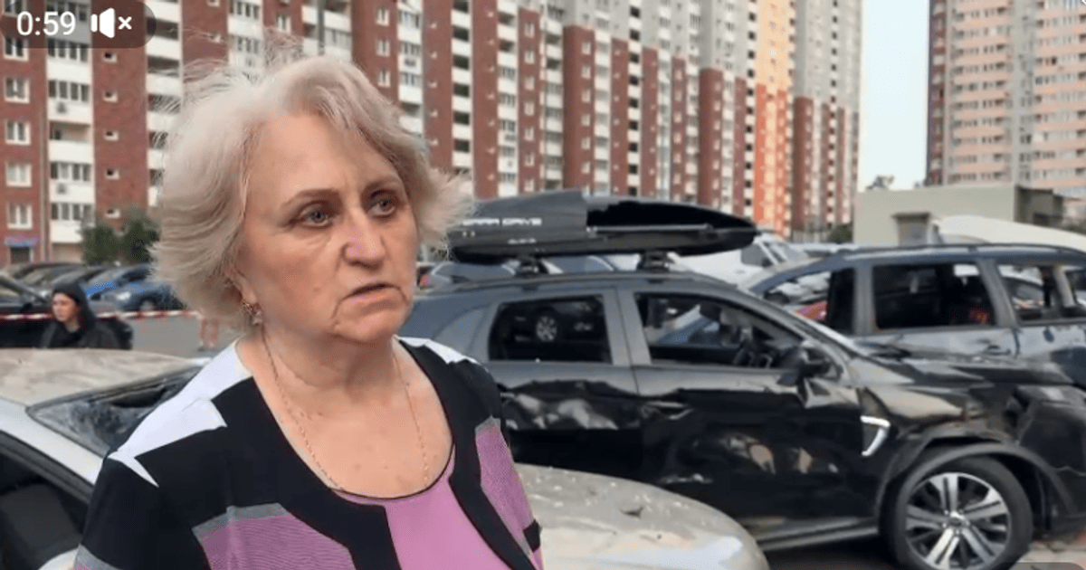 Жительница поврежденной многоэтажки в Оболонском районе