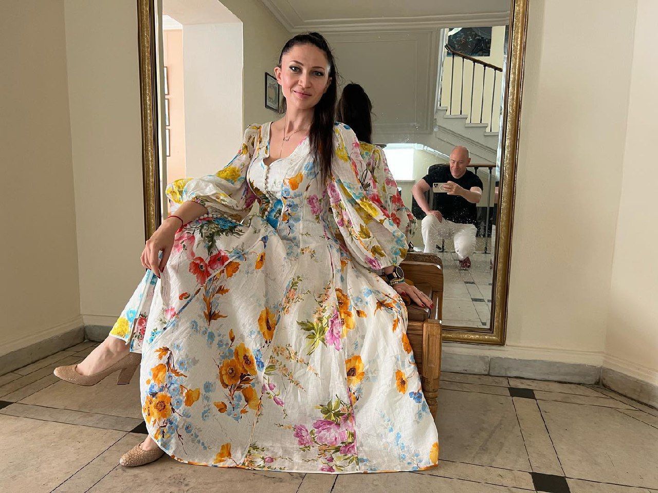 Дмитрий Гордон и Олеся Бацман / © instagram.com/alesiabatsman