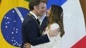 Розангела да Сілва та Еммануель Макрон