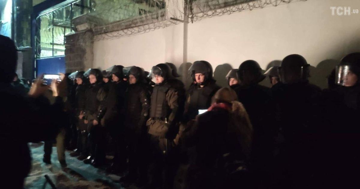 протест біля Лук'янівського СІЗО_1 / © Фото Наталії Нагорної/ТСН