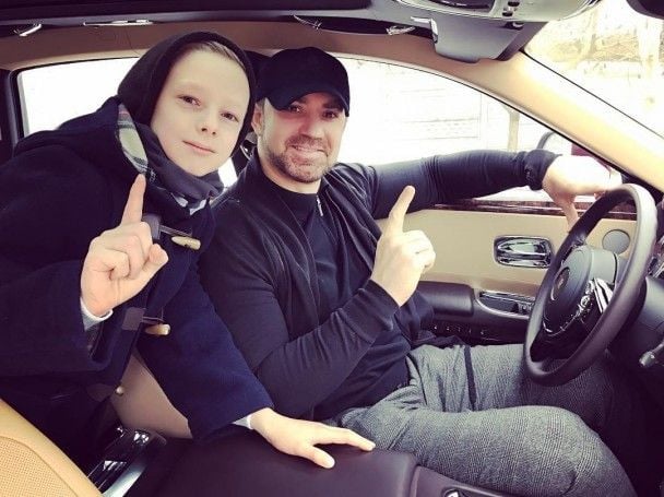 Николай Тищенко с сыном