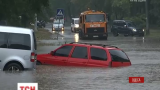 Непогода в Одессе образовала транспортный коллапс