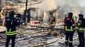 The aftermath of the drone attacks in Sumy