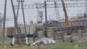 Invaders Dismantle Road and Irrigation Channel Pavement near Henichesk and Carry Concrete Slabs to Melitopol