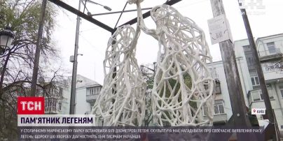 У центрі столиці встановили пам'ятник легеням