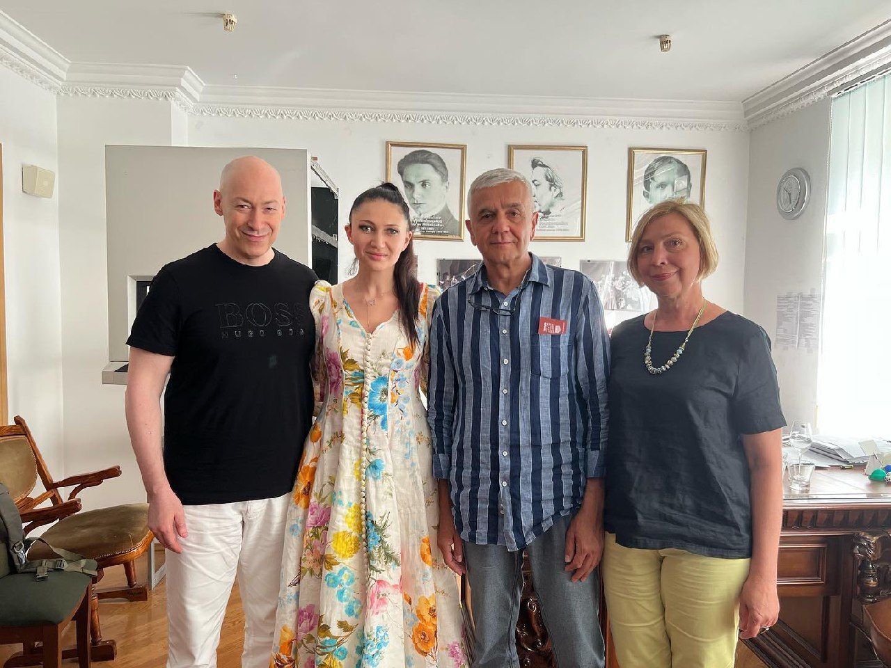 Дмитрий Гордон и Олеся Бацман / © instagram.com/alesiabatsman