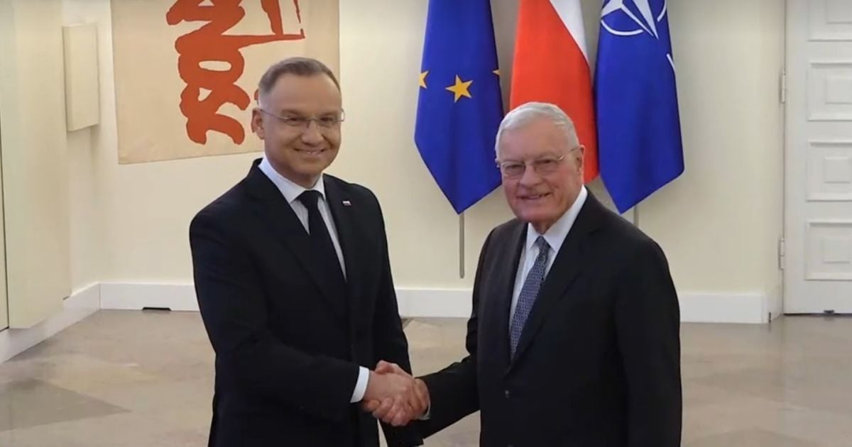 Президент Польщі Анджей Дуда та спецпредставник президента США по Україні Кіт Келлог зустрілися у Варшаві