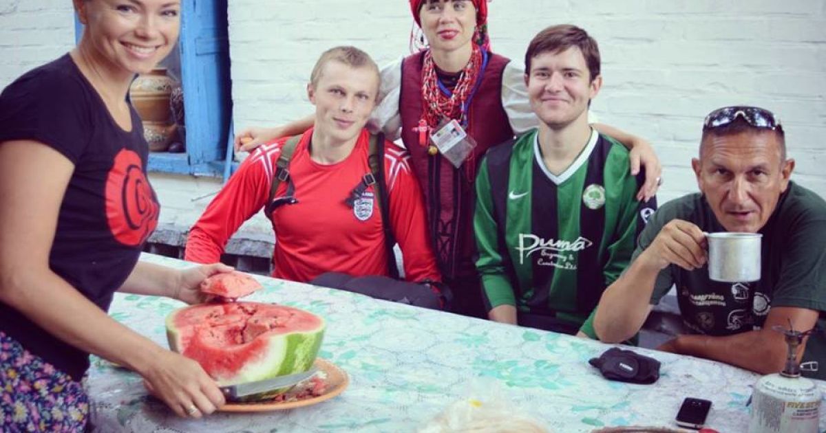 Во время фестиваля борща в Опошне / © Facebook / Юрий Репало