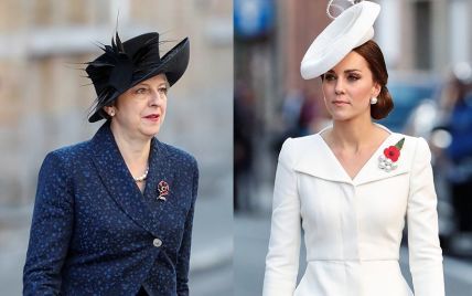 Битва шляп: герцогиня Кембриджская vs Тереза Мэй