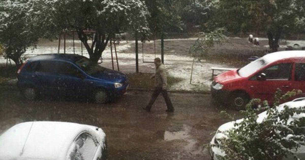 Перший сніг у Львові. / © Так люблю той Львів, що бракує ми слів