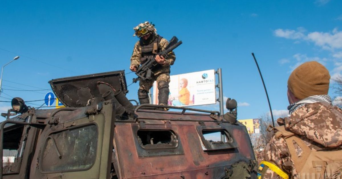 украинские военные уничтожили российскую технику