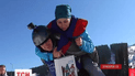 На «Буковелі» відбувся Всеукраїнський чемпіонат з долання перешкод із жінкою на шиї