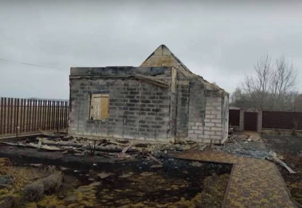 Зруйнований будинок Ірини Маркевич / © ТСН.ua