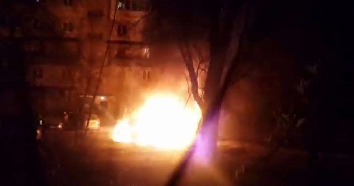 В столице сгорели машины