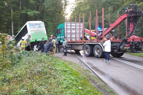 Автобус зі школярами зіштовхнувся з вантажівкою: деталі аварії