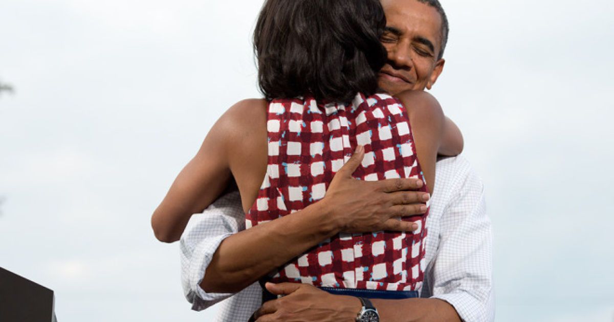 Барак и Мишель Обама 23 года вместе. / © The Yolanda Adams Morning Show