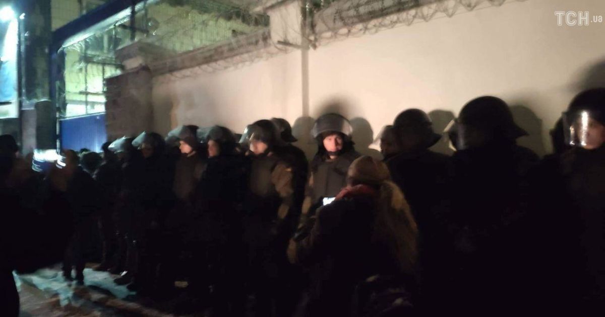 протест біля Лук'янівського СІЗО_3 / © Фото Наталії Нагорної/ТСН
