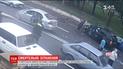 В Днепре в служебное полицейское авто въехал легковой автомобиль, один человек погиб