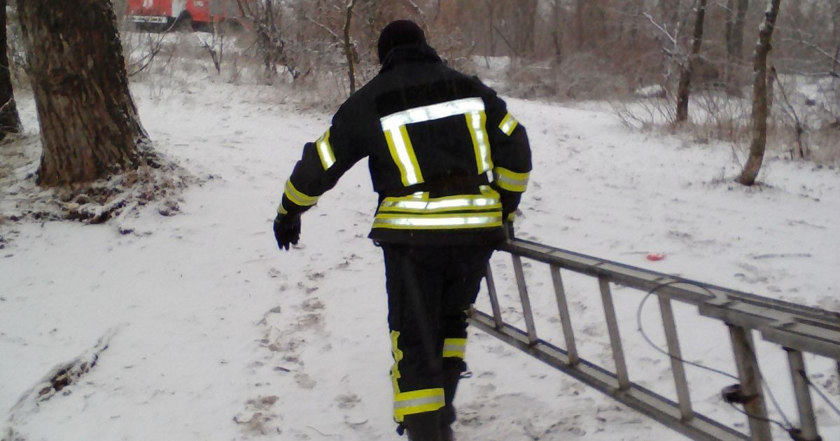 Під Києвом шістьох рибалок на кризі віднесло від берега_5 / © Управление ГСЧС Киева