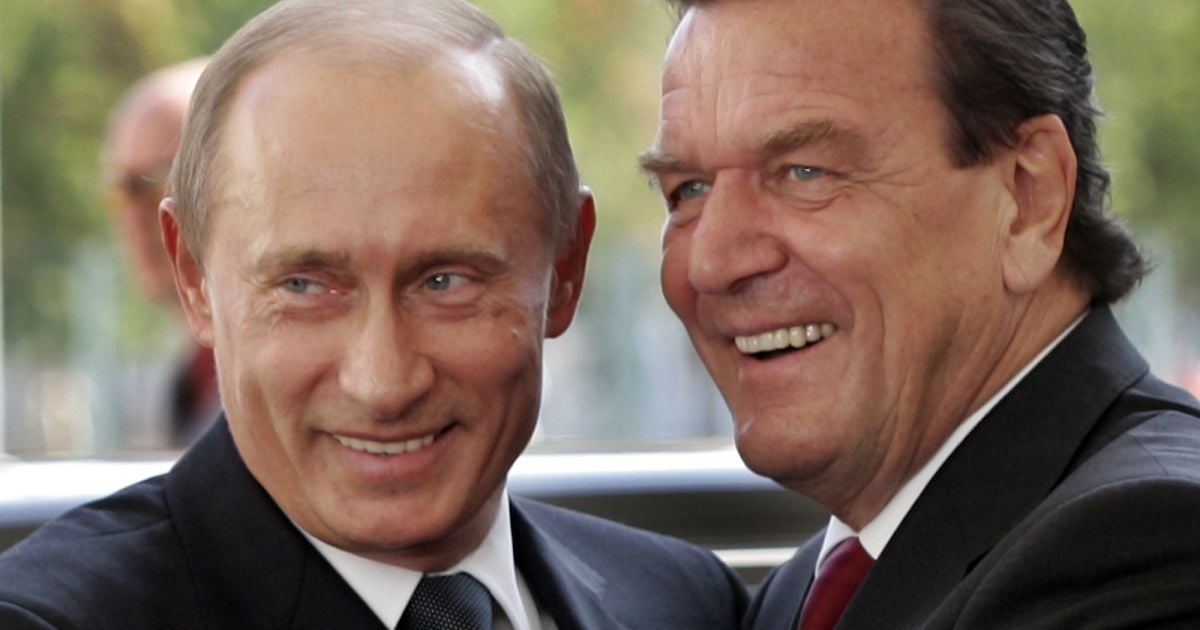 Володимир Путін та Герхард Шредер