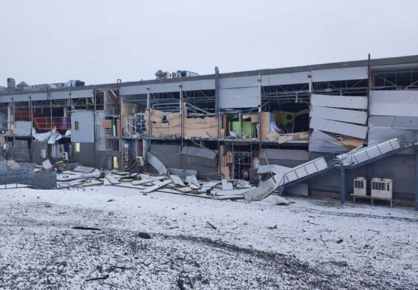 The aftermath of the attack on Dnipropetrovsk region on January 8