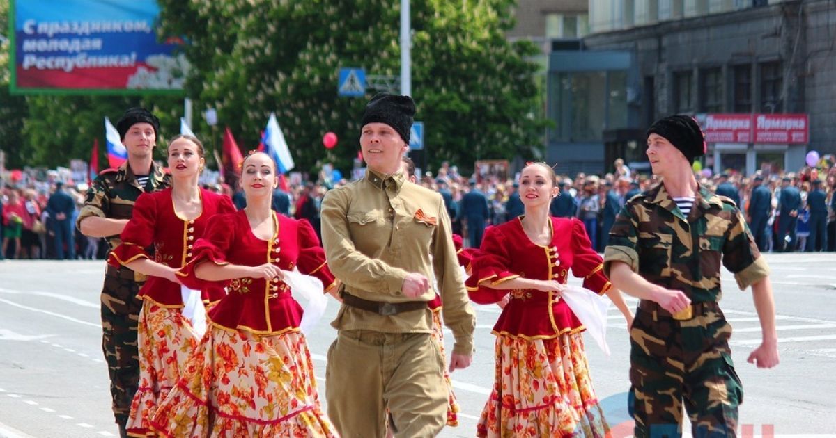 Оккупированный Луганск, 9 мая 2016 года