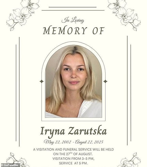Ірина Заруцька, яку вбили у США / © GoFundMe