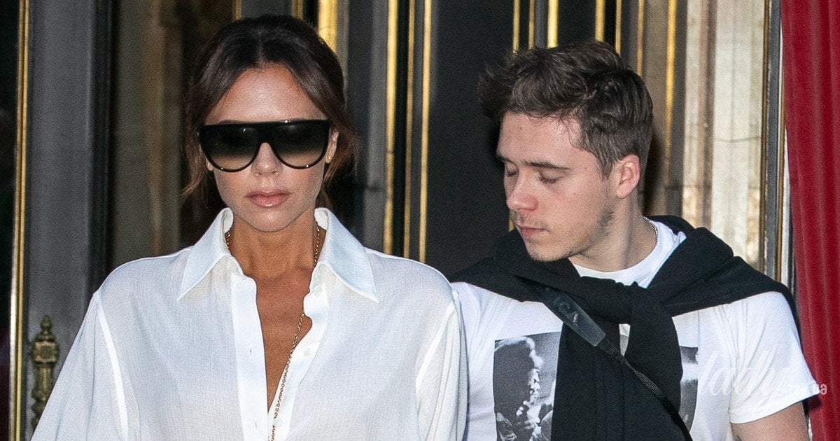 Вікторія Бекхем та Бруклін Бекхем