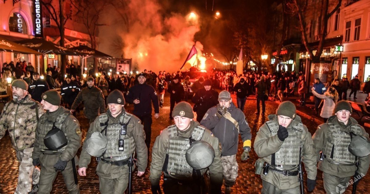 Марш фанатів. / © odessamedia.net