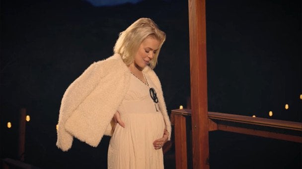 Аліна Гросу вагітна / © скриншот з відео