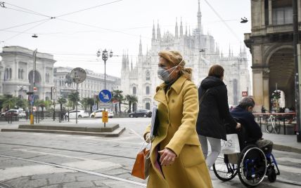 Італія готується пом'якшити карантин у п'яти регіонах, зокрема в Ломбардії