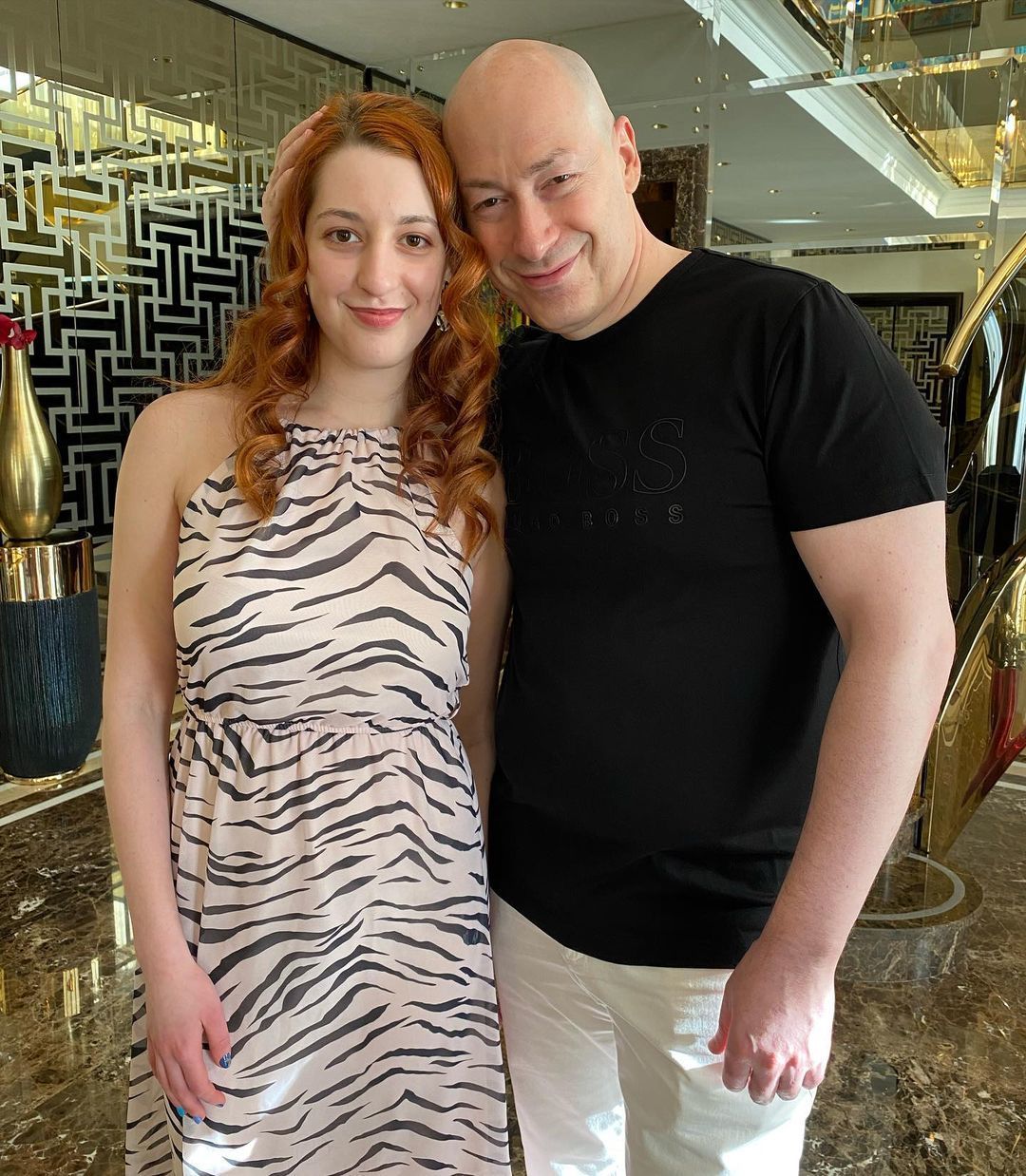 Дмитро Гордон з донькою Лізою / © instagram.com/gordondmytro