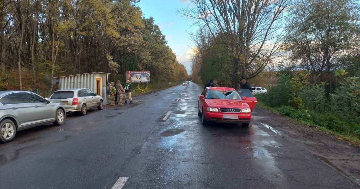 ДТП на блокпосту в Закарпатье
