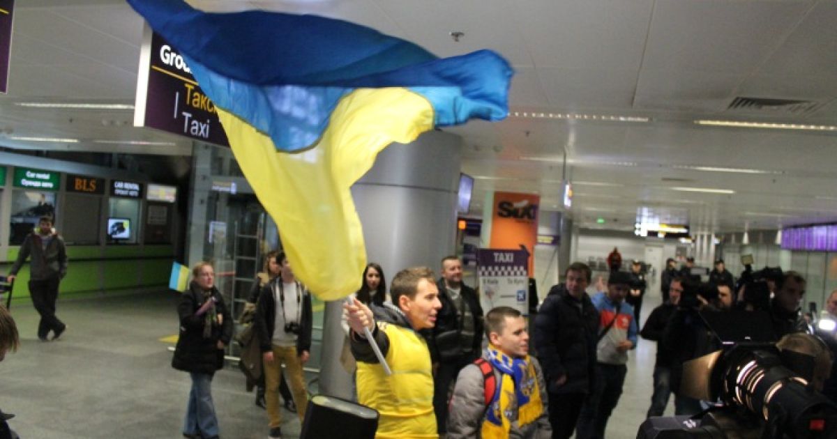 Встреча сборной Украины после выхода на Евро-2016 / © Проспорт