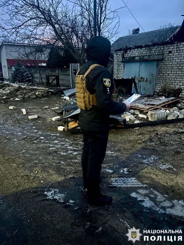 Полиция Киевщины документирует последствия атаки вражеских дронов на столичный регион / © Полиция Киевской области