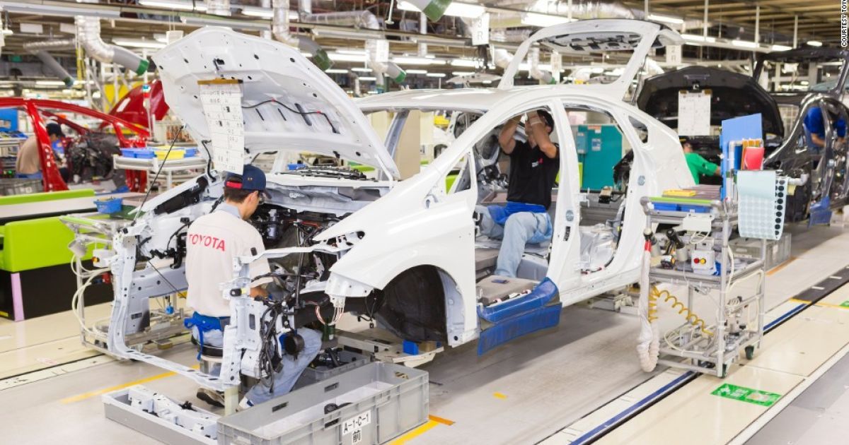 Toyota приостановит сборку автомобилей в Японии на 6 дней