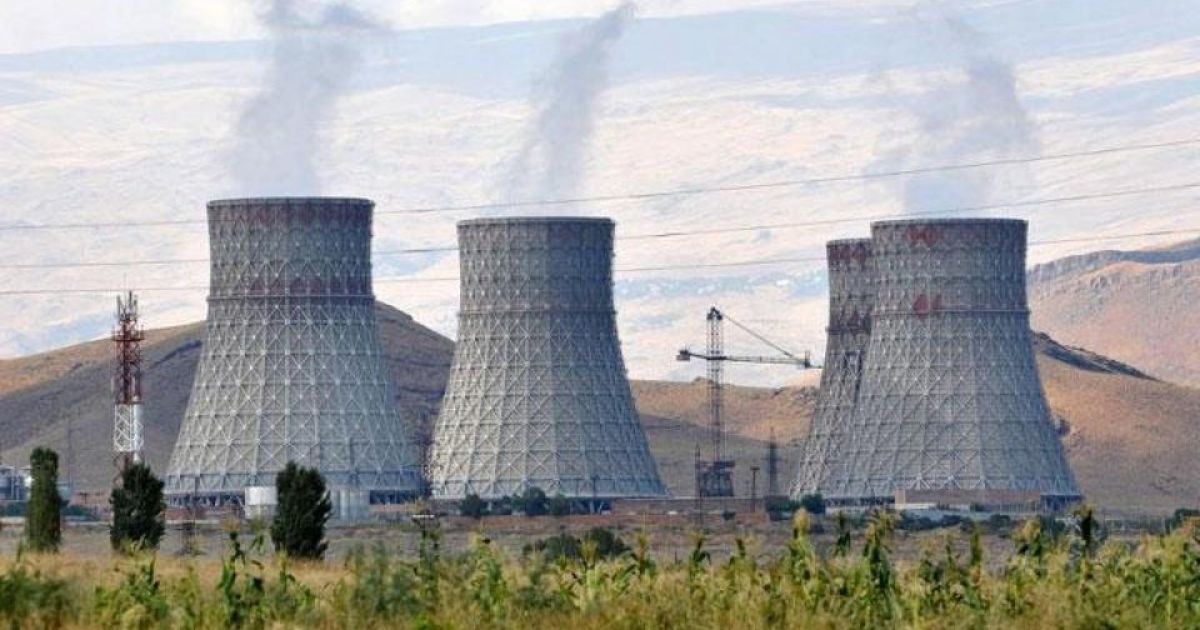 Вірменська АЕС перебуває у стані екстреної зупинки / Фото: Facebook Мінінфраструктури територіального управління та інфраструктури Вірменії