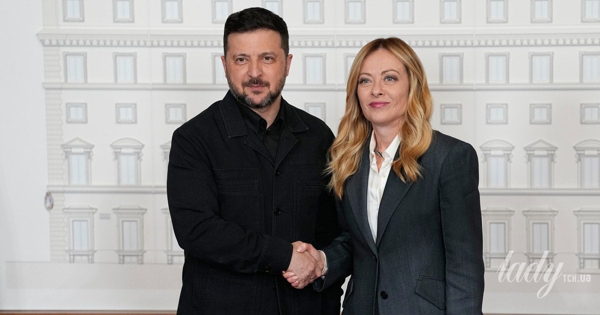 Володимир Зеленський і Джорджа Мелоні