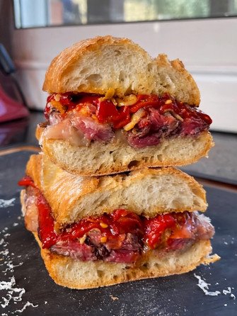 сэндвич с антрекотом Instagram.com/ericlahuerta