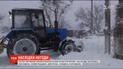 Из-за снегопада закрывают дороги в Центральных и Восточных областях Украины
