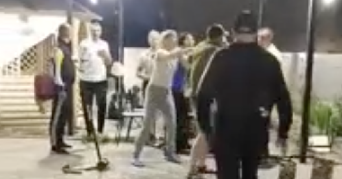 В Ковеле произошел конфликт между переселенцами и местными жителями из-за громкого празднования / Фото: скриншот