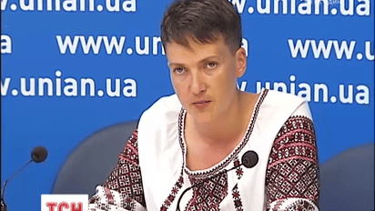 Савченко знову голодує та пропонує Україні першою віддати полонених сепаратистів