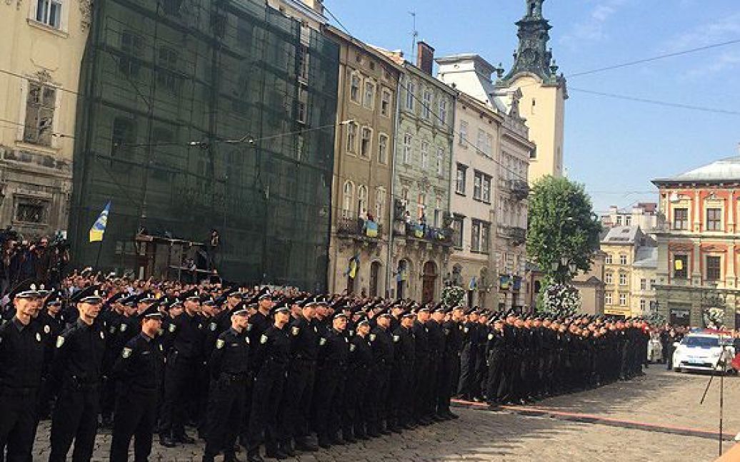 Львовская новая полиция приняла присягу / © Пресс-служба МВД Украины