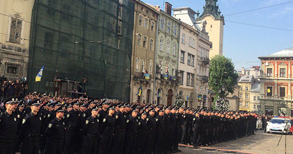 Львовская новая полиция приняла присягу / © Пресс-служба МВД Украины