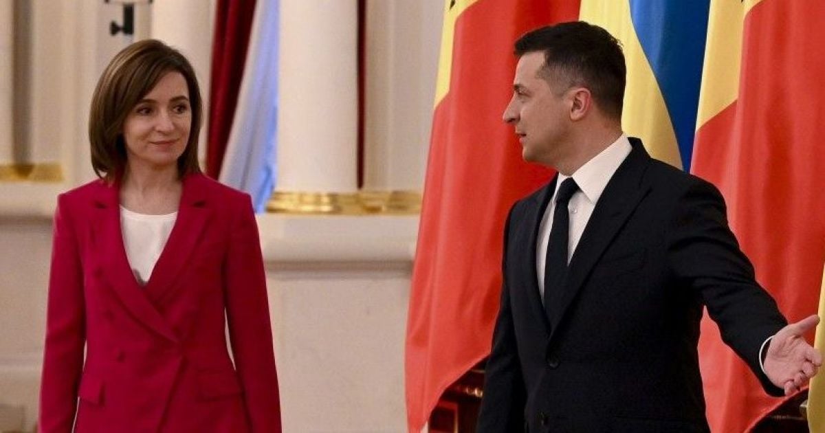 Майя Санду и Владимир Зеленский