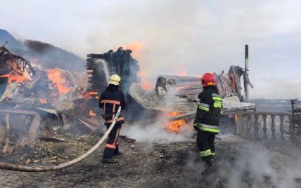 На Прикарпатье произошел пожар в монастыре ПЦУ