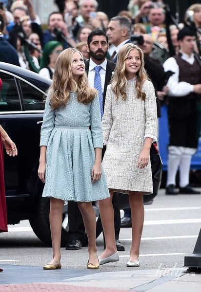 Королева Летиція, король Філіпп VI з доньками Леонор і Софією / © Getty Images