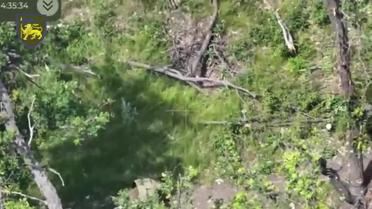 ЗСУ показали роботу дронами по окупантах