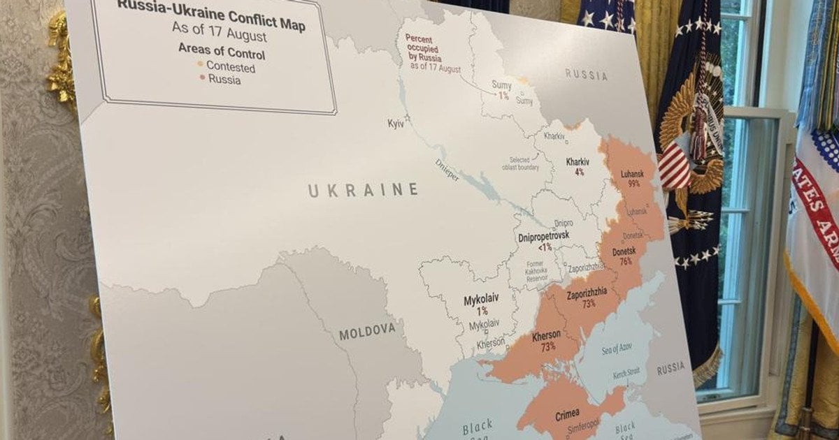 Карта України в Овальному кабінеті Карта України в Овальному кабінеті